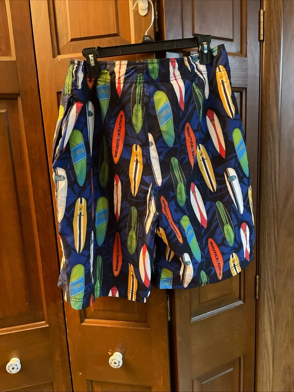 NICE Nautica mens swim shorts . Waist size 36